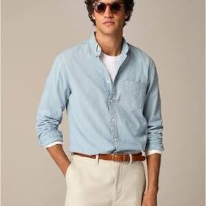 JCrew Men’s Slim Fit Chambray Shirt